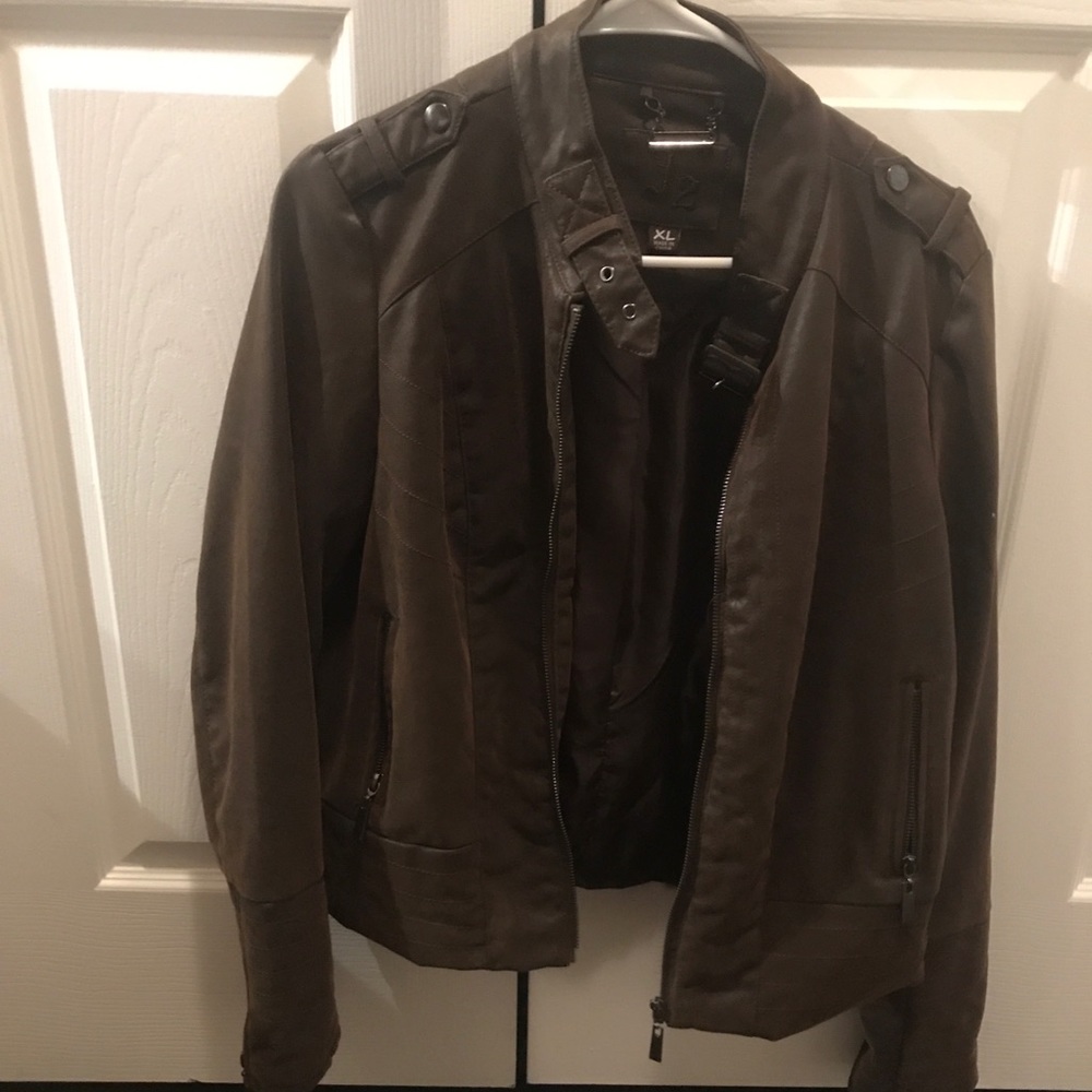 J2 faux leather jacket